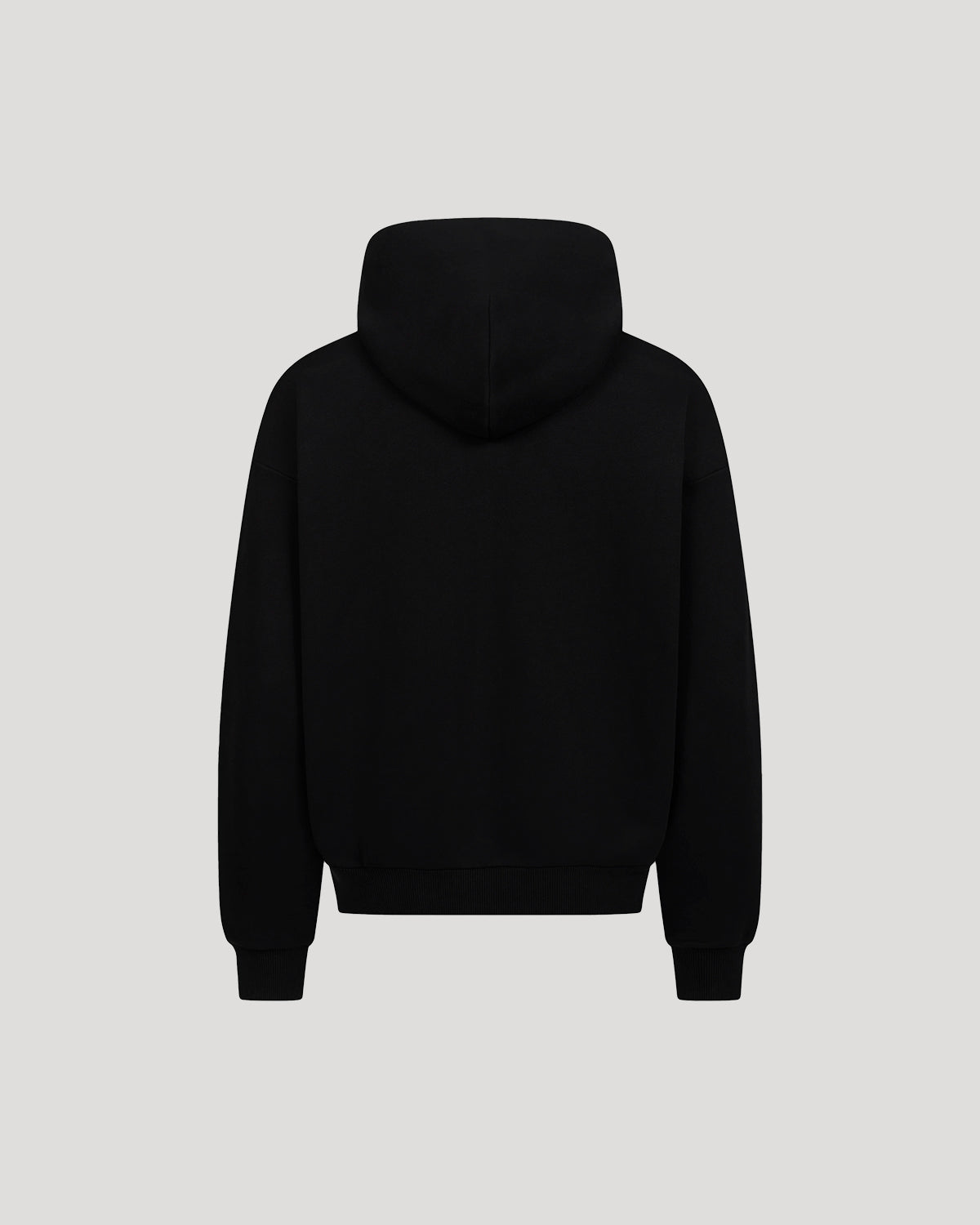 FLANEL HOODIE BLACK
