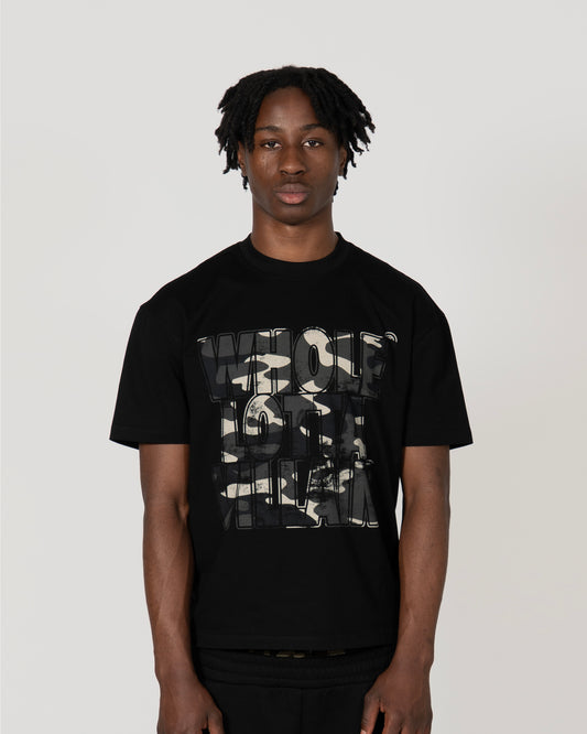 WLV CAMO T BLACK