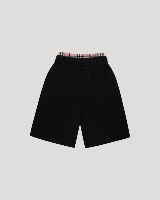 FLANEL SHORTS BLACK