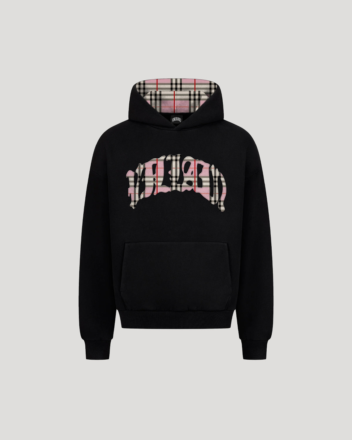 FLANEL HOODIE BLACK