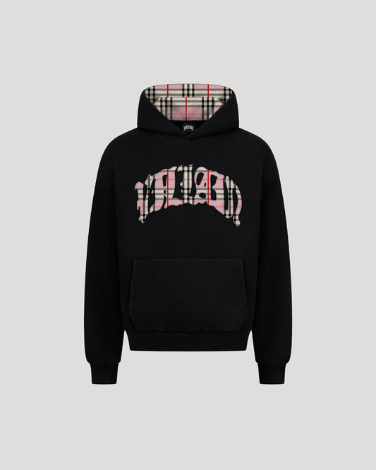 FLANEL HOODIE BLACK