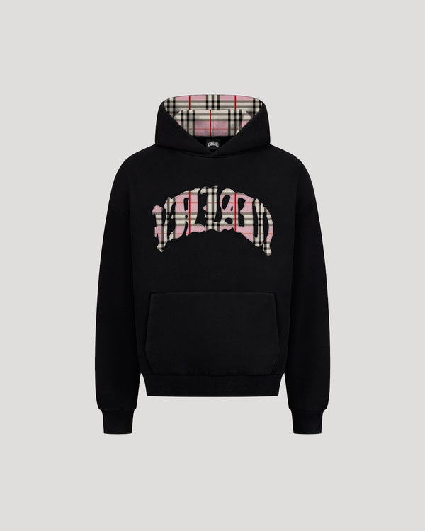 FLANEL HOODIE BLACK