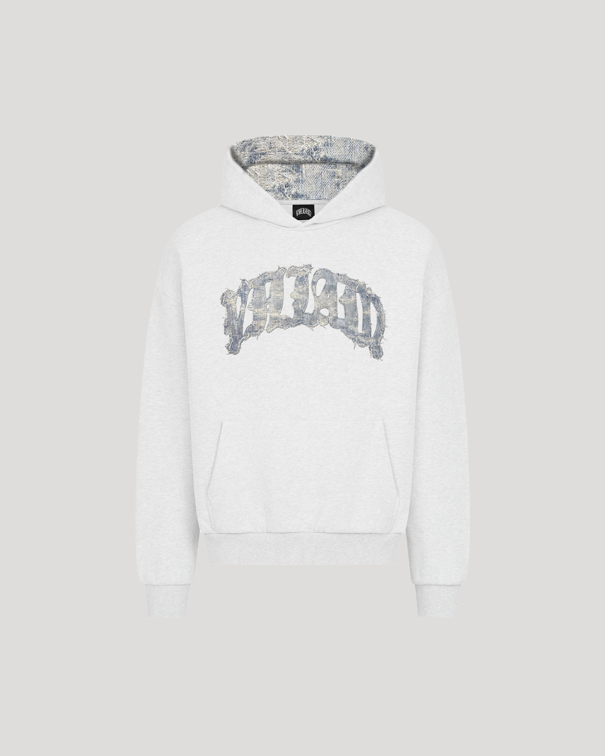 DENIM HOODIE GRAY