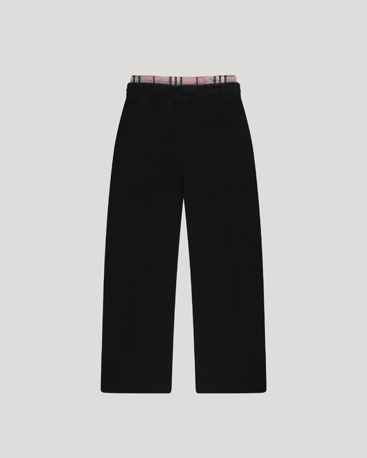 FLANEL JOGGER BLACK