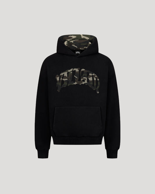 CAMO HOODIE BLACK