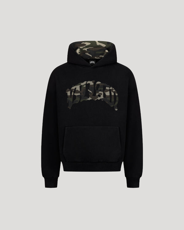 CAMO HOODIE BLACK